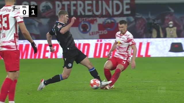 Arminia shock Leipzig at the Red Bull Arena