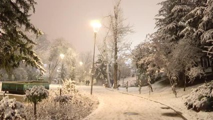 Başkentte kar yağışı (3)