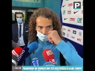OM-Cannet-Rocheville : "Beaucoup de choses ont été rectifiées à la mi-temps" (Guendouzi)