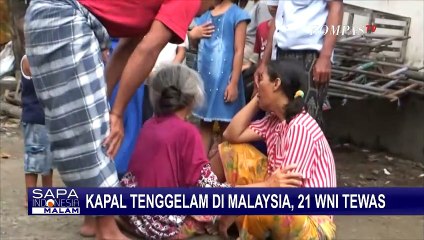 Tangis Pecah Istri Korban Tenggelamnya Kapal di Malaysia, Suami Tak Bilang Rencana ke Malaysia