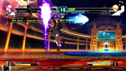 (PS3) KOF XIII - 14 - SP04 - Kula, Yuri, Athena - Lv 5 Hardest pt2