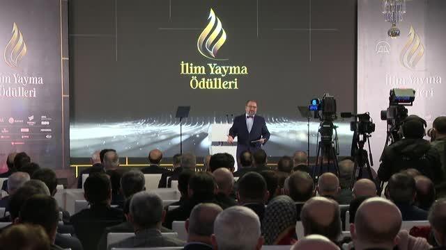 2021 İlim Yayma Ödülleri Töreni - Bilal Erdoğan