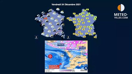 prévisions météo du dimanche 19 décembre 2021