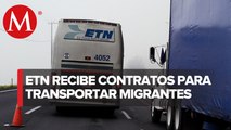 ETN, empresa de autobuses contratada para repatriar a migrantes