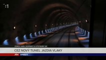 Milochov: Cez nový tunel už jazdia vlaky