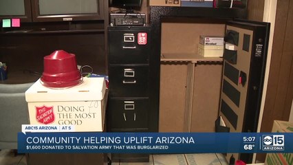 Community helps with donations for Salvation Army Maryvale after burglary