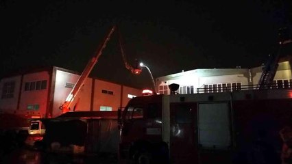 Tekstil fabrikasındaki yangın kontrol altına alındı