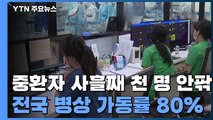 중환자 사흘째 천 명 안팎...중환자 병상 가동률 80% 넘어 / YTN