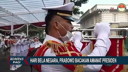 Peringatan Hari Bela Negara, Menhan Prabowo Bacakan Amanat Presiden Jokowi