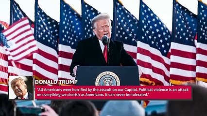 This Quote From Trump's Farewell Speech Is Causing A Stir