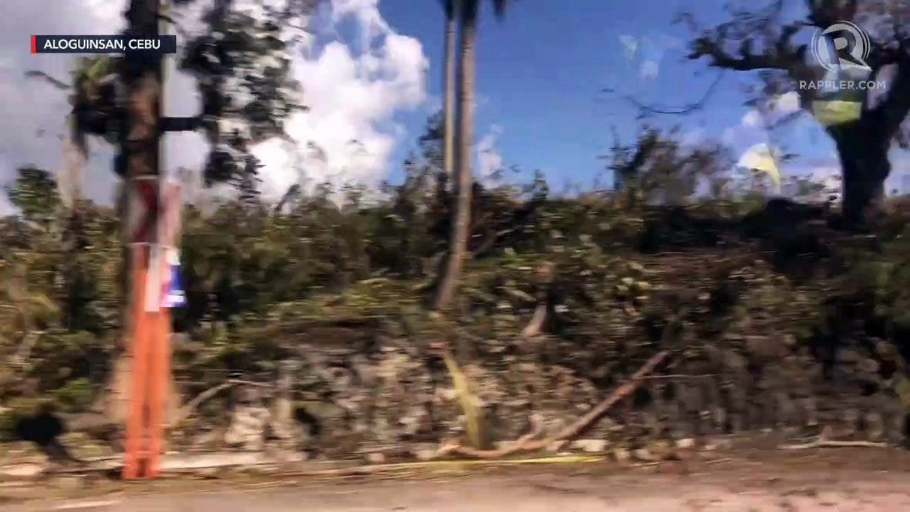 #OdettePH: Updates from Cebu's southeastern towns