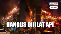 Lapan unit Flat Sri Johor dijilat api, tiada kemalangan jiwa