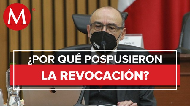 Conforme a la ley, decisión del INE para posponer revocación de mandato: consejero