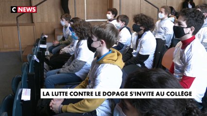 Sensibilisation des collégiens à la lutte contre le dopage