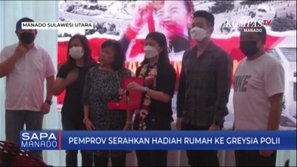 Pemprov Serahkan Hadiah 1 Unit Rumah Ke Greysia Polii