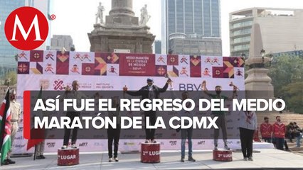 ¡Así fue y se vivió el medio maratón de la CdMx!