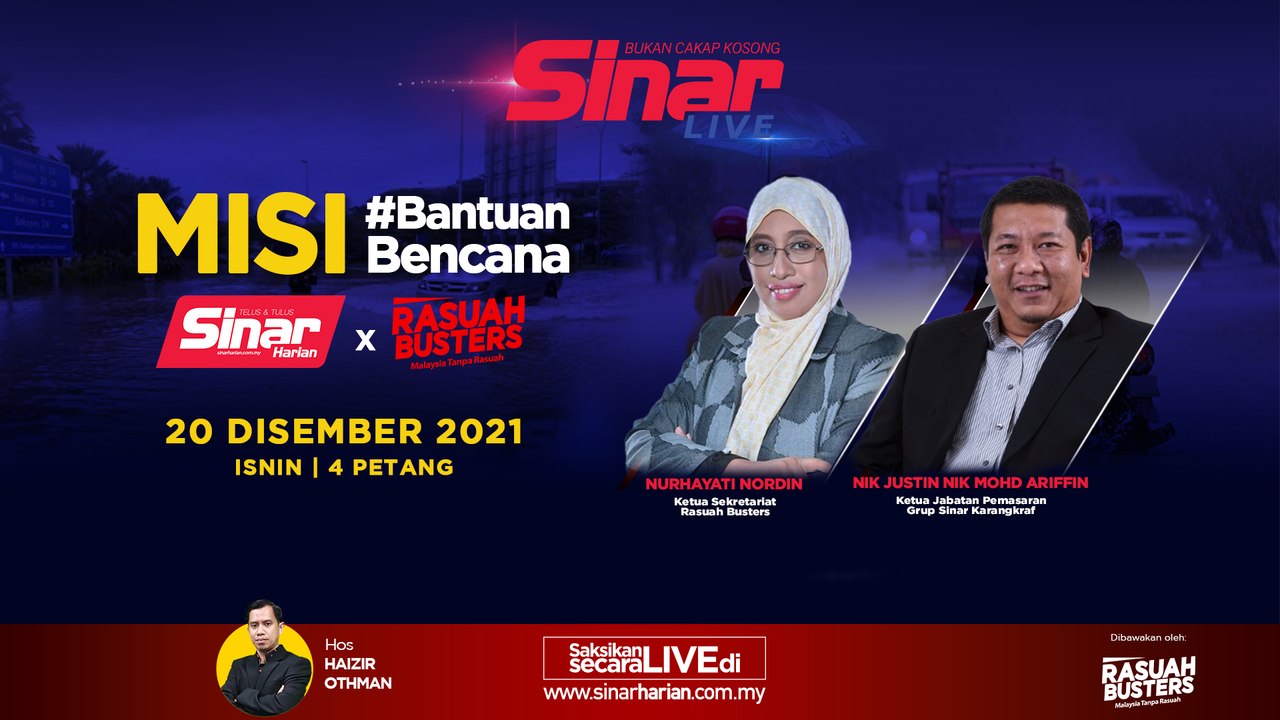 [LIVE] Misi #BantuanBencana Sinar Harian x Rasuah Busters