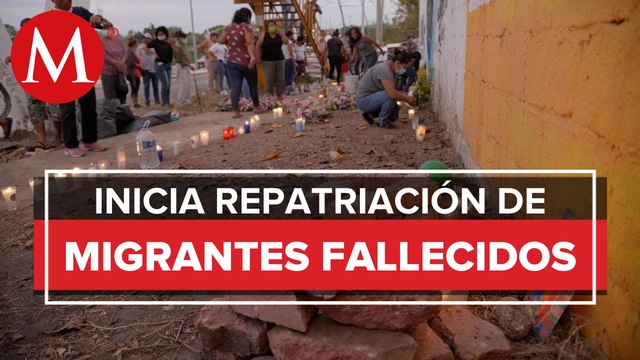 Llegan a Guatemala primeros cuerpos de migrantes tras volcadura de tráiler en Chiapas