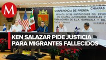 Embajador de EU en México acordó con el gobernador de Chiapas trabajar contra los polleros