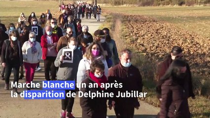 Cagnac-les-Mines: marche en blanche en hommage à Delphine Jubillar, disparue il y a un an