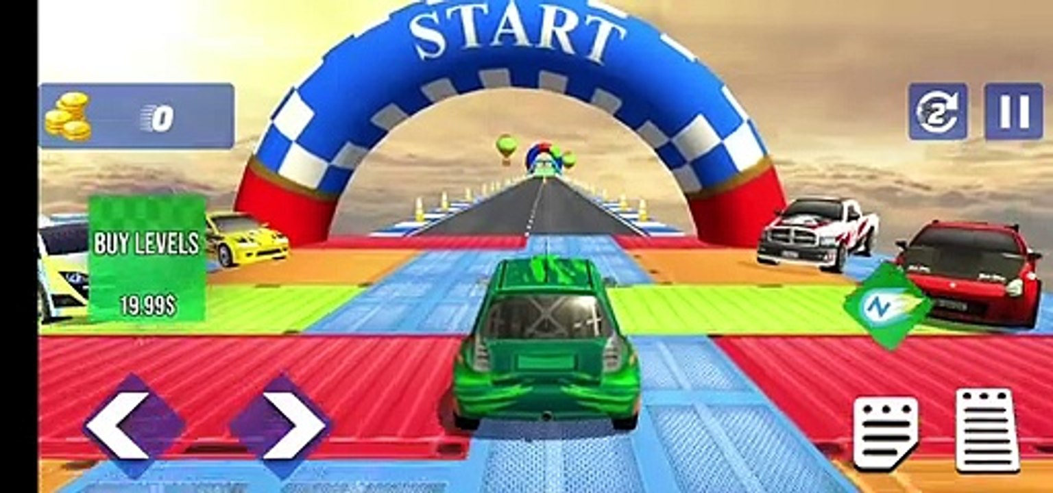 Ramp car stunts Races_ Mega Ramp Video Game Free _ Android Gameplay