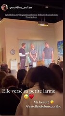 Ultime représentation de la pièce Les grandes ambitions au théâtre de la Madeleine à Paris avec Matt Pokora, Estelle Lefébure et Philippe Lellouche.