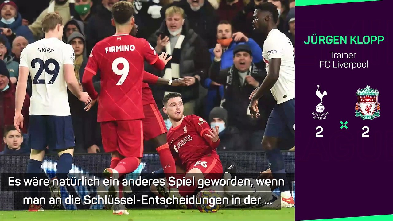 Klopp: 'Harry Kane hätte Rot sehen müssen'