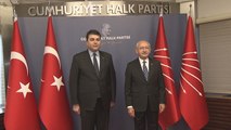 Kılıçdaroğlu, DP Genel Başkanı Güntekin Uysal'ı ağırladı