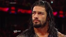 Roman Reigns sparks massive brawl with Kane_ Raw, July 7, 2014 ( 720 X 1280 )