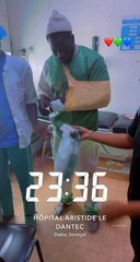 Pour une fracture à la main gauche: Boy Niang 2 termine son combat aux urgences