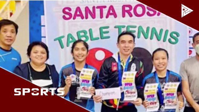 Women's Team, kuminang sa Invitational Table Tennis Tournament sa Laguna #PTVSports