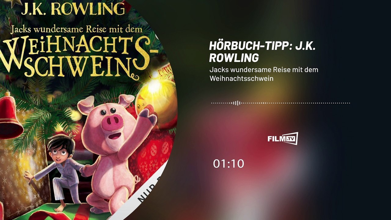 Hörbuch-Tipp: 'Jacks wundersame Reise mit dem Weihnachtsschwein' von J.K. Rowling