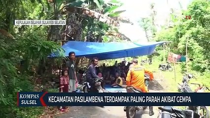 Kecamatan Pasilambena Terdampak Paling Parah Akibat Gempa