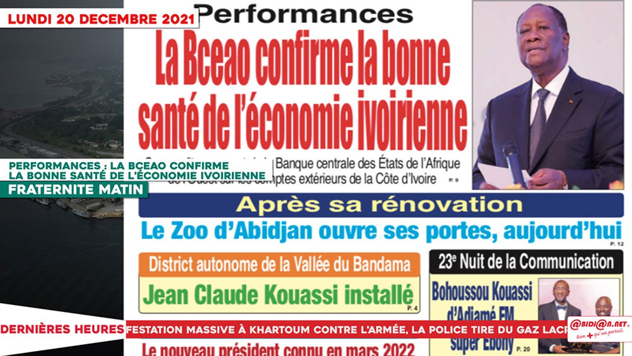 Le Titrologue du 20 Décembre 2021 : Performanc...