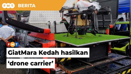 GiatMara Kedah hasilkan ‘drone carrier’, selesai masalah logistik pesawah