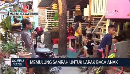 Inspiratif, Seorang Pemuda Memulung Sampah Untuk Lapak Baca Anak Kurang Mampu
