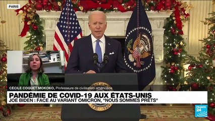 Etats-Unis : "Nous sommes prêts"  face au variant Omicron, assure Joe Biden