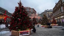 Moscú da la bienvenida a las fiestas con una exposición de árboles de Navidad de todo el mundo
