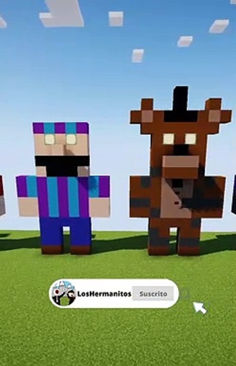 Todos los Animatronicos de FNAF en Minecraft