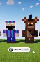 Todos los Animatronicos de FNAF en Minecraft