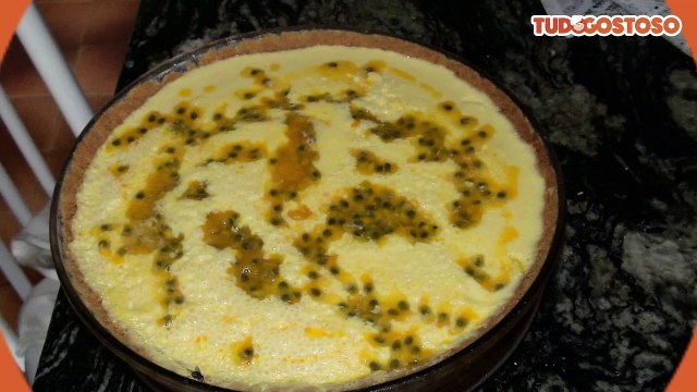 Torta mousse de maracujá