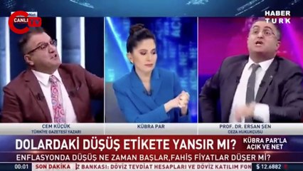 Canlı yayında dolar kavgası!