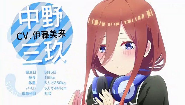 The Quintessential Quintuplets Saison 2 - Preview (version Miku) (JA)