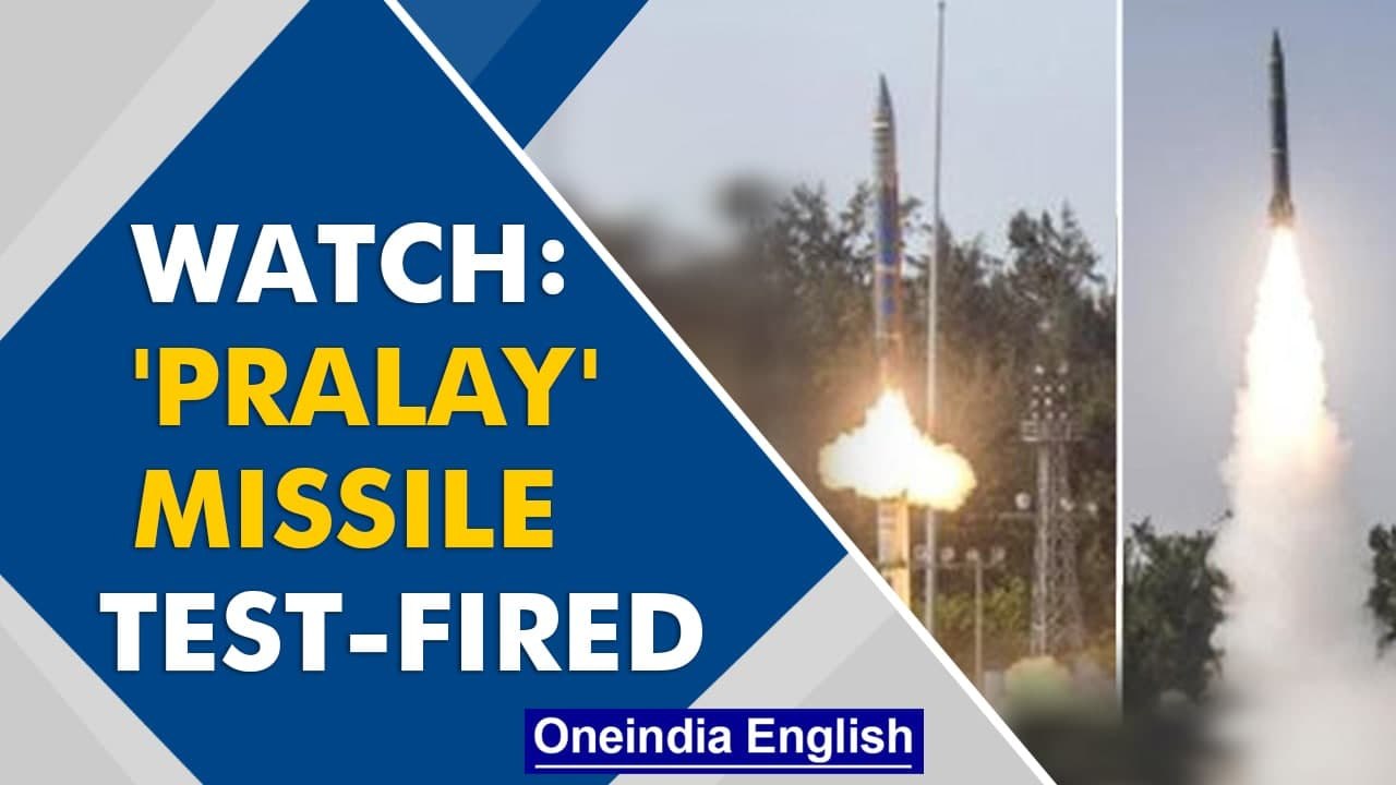Pralay missile successfully test-fired; has abi...