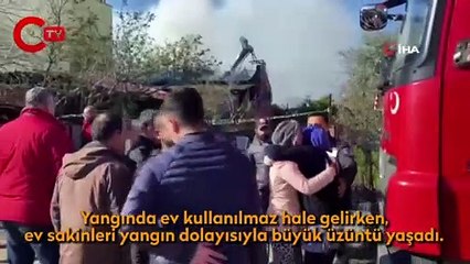 Nazilli’de ev yangını