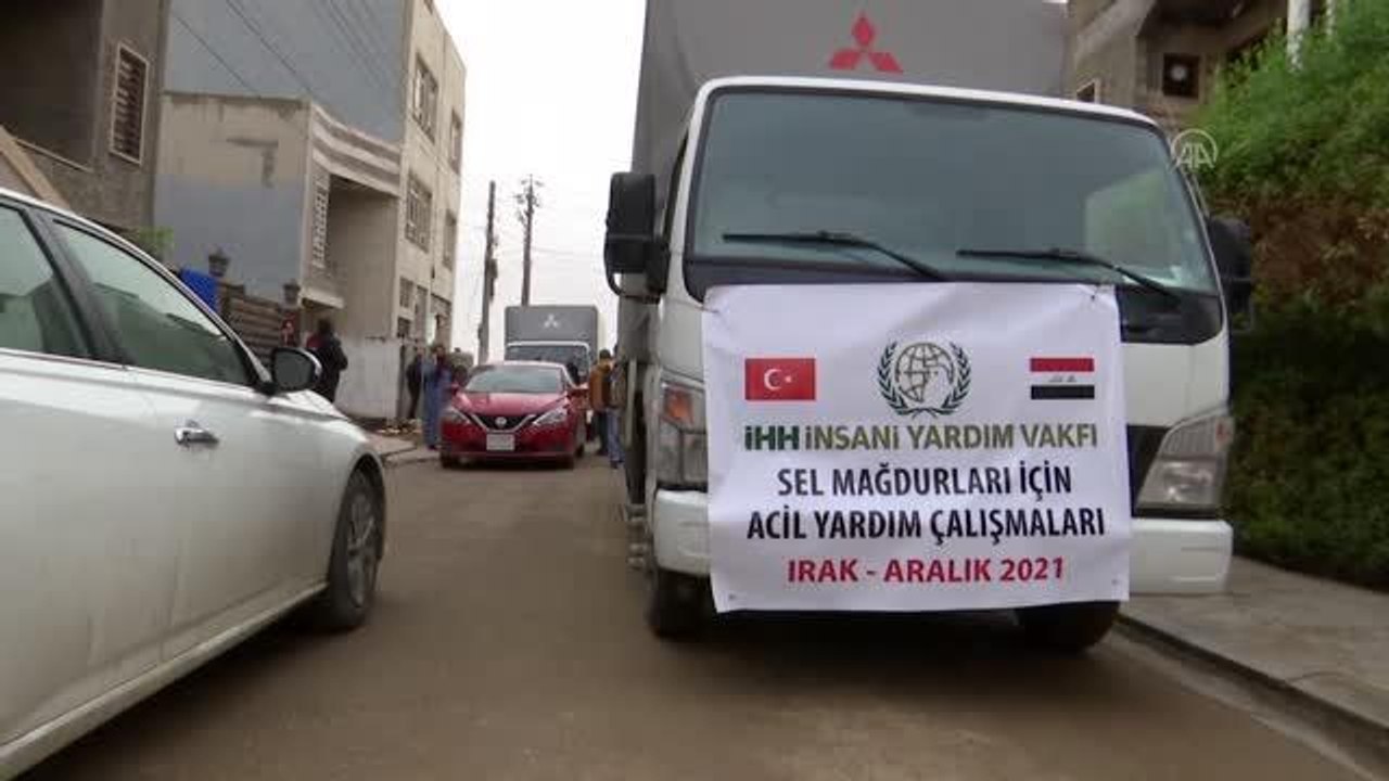 İHH, Erbil'de selden etkilenen 100 aileye yardım dağıttı