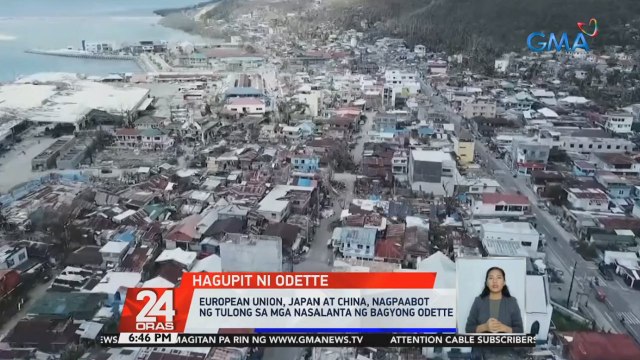 European Union, Japan, China, Ireland at U.S.A, nagpaabot ng tulong sa mga nasalanta ng Bagyong Odette | 24 Oras