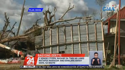 94, patay sa Bohol kabilang ang isang lolo na nabagsakan ng puno ng niyog ang bahay | 24 Oras