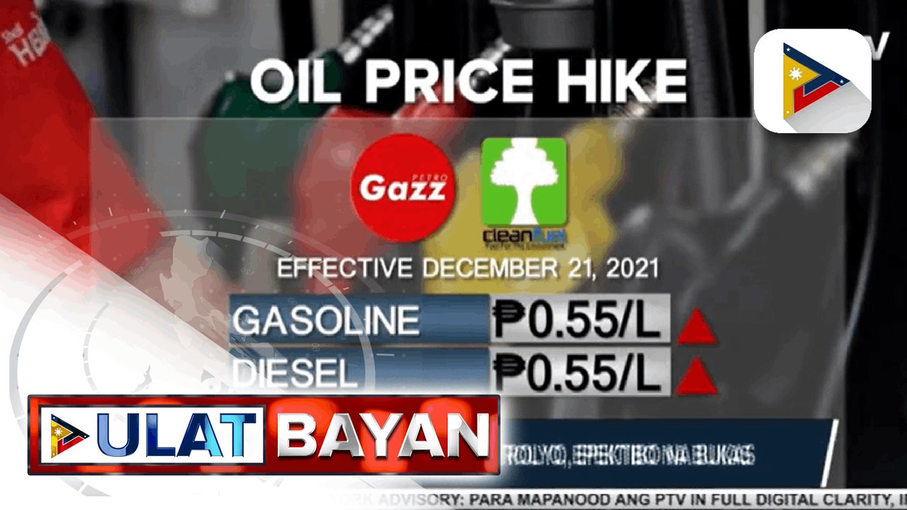 Taas-presyo sa mga produktong petrolyo, epektibo na bukas; Caltex, hindi magpapatupad ng taas-presyo sa mga lugar na nasalanta ng Bagyong Odette