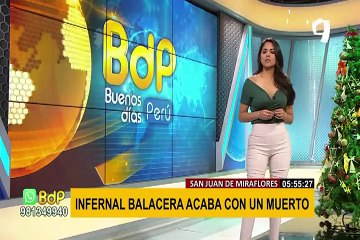 SJM: al menos un muerto y un herido deja feroz balacera